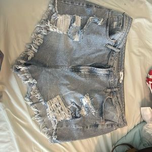 Denim shorties
